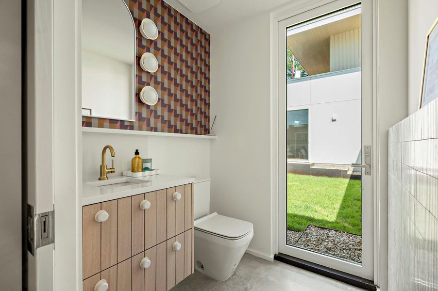 Furnished interior view inside a new home in , Austin (Image 33).