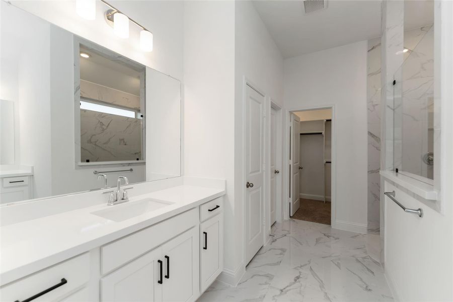 Furnished interior view inside a new home in Arabella on the Prairie, Booth (Image 12).
