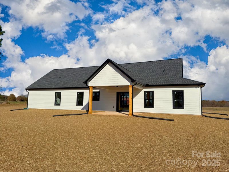 Exterior details and patio area of a home in , Crouse (Image 3).