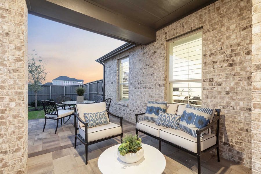 Representative Patio - some options shown Representative Patio - some options shown