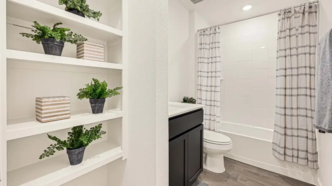 Furnished interior view inside a new home in Harvest Pointe, Needville (Image 17).
