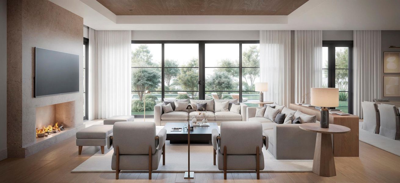 Furnished interior view inside a new home in , Boca Raton (Image 5).