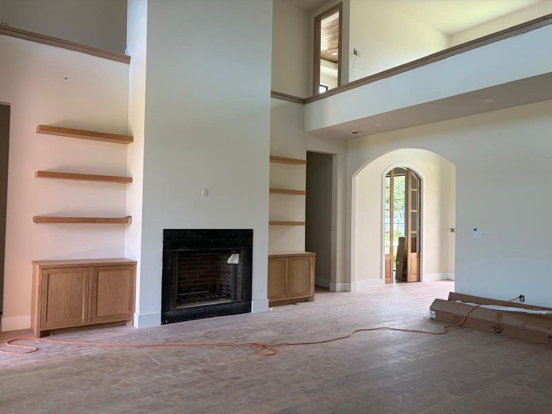 In-progress construction of a new home in , Montgomery, TX (Image 31).