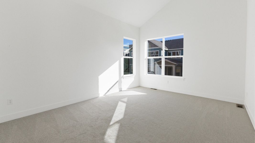 Furnished interior view inside a new home in Dillon Pointe - Journey, Broomfield (Image 24).