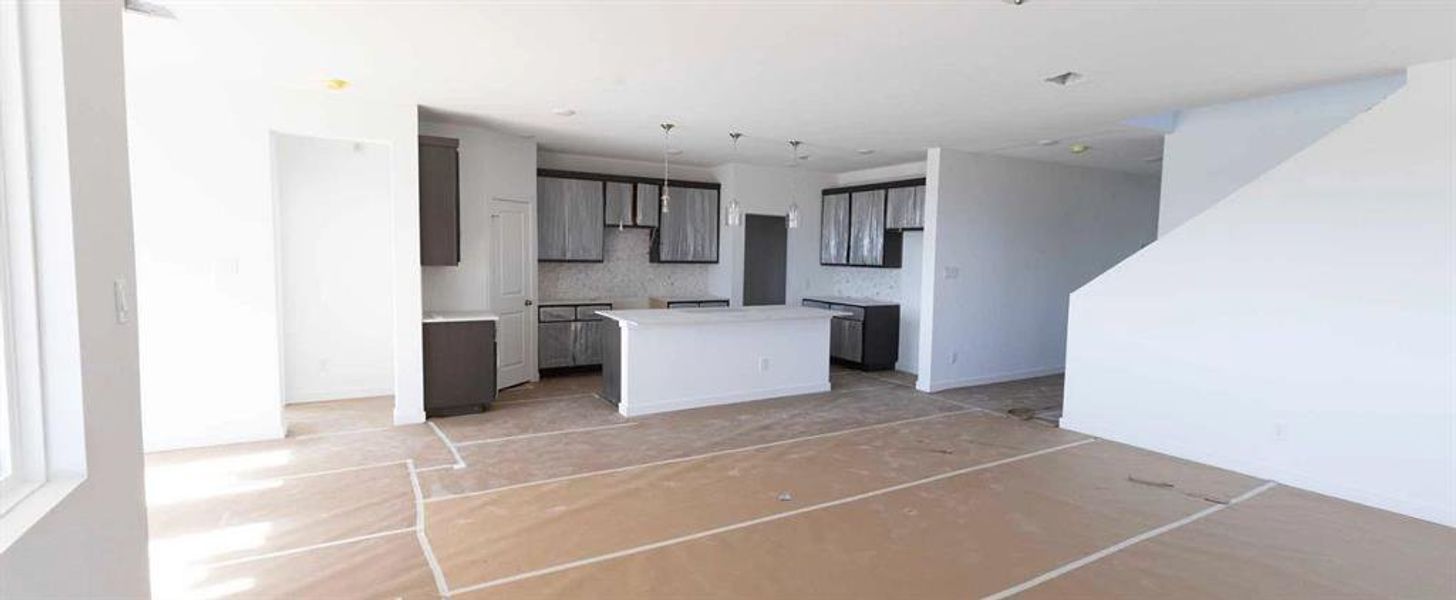 Open Kitchen-Living Room Construction Progress Open Kitchen-Living Room Construction Progress