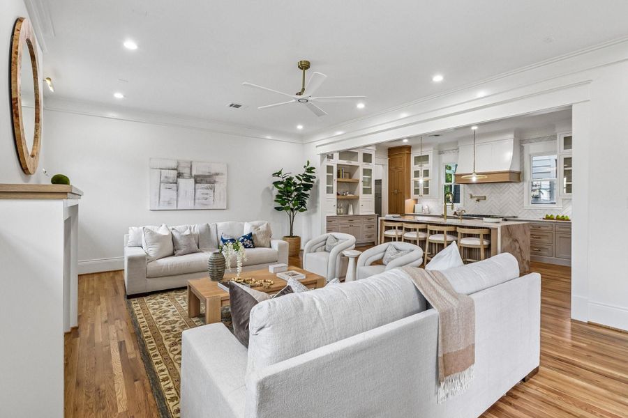 Furnished interior view inside a new home in , Houston (Image 36).