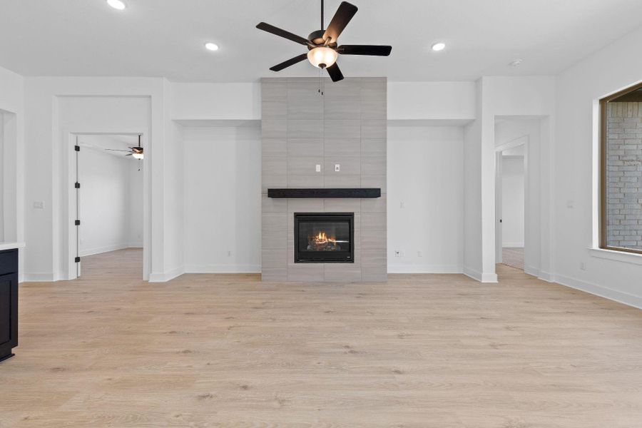 Family Room with fireplace Family Room with fireplace