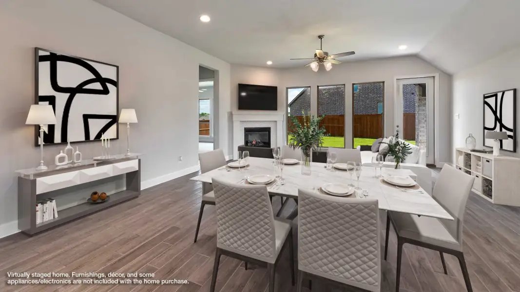 Furnished interior view inside a new home in Kresston, Montgomery (Image 3).