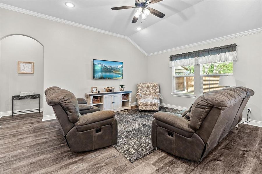 Furnished interior view inside a new home in , Greenville (Image 10).