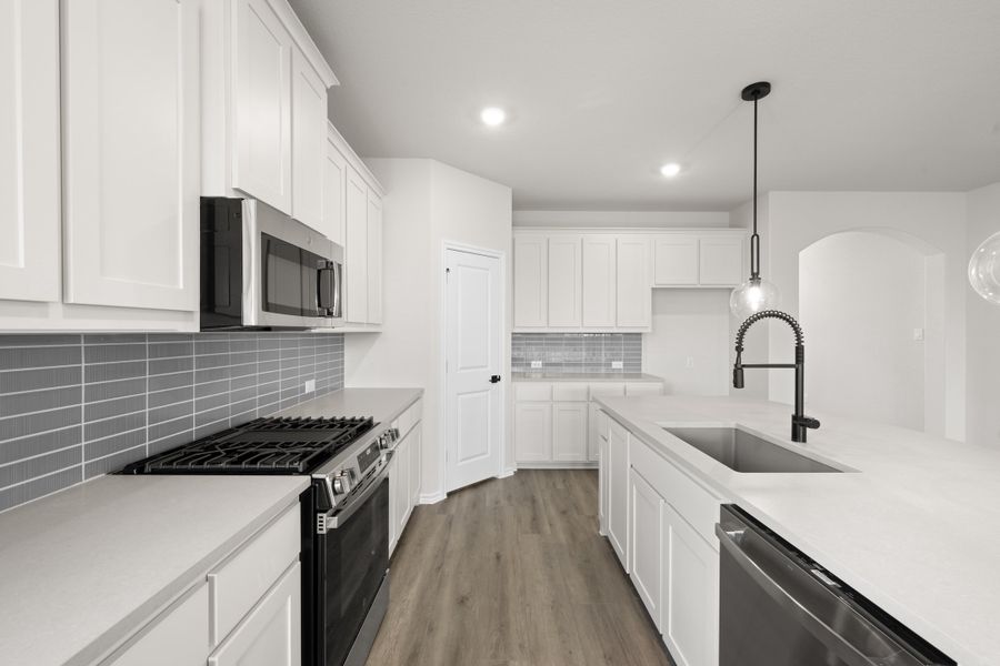 Furnished interior view inside a new home in Meadow Park at The Meadows, Ponder (Image 7).