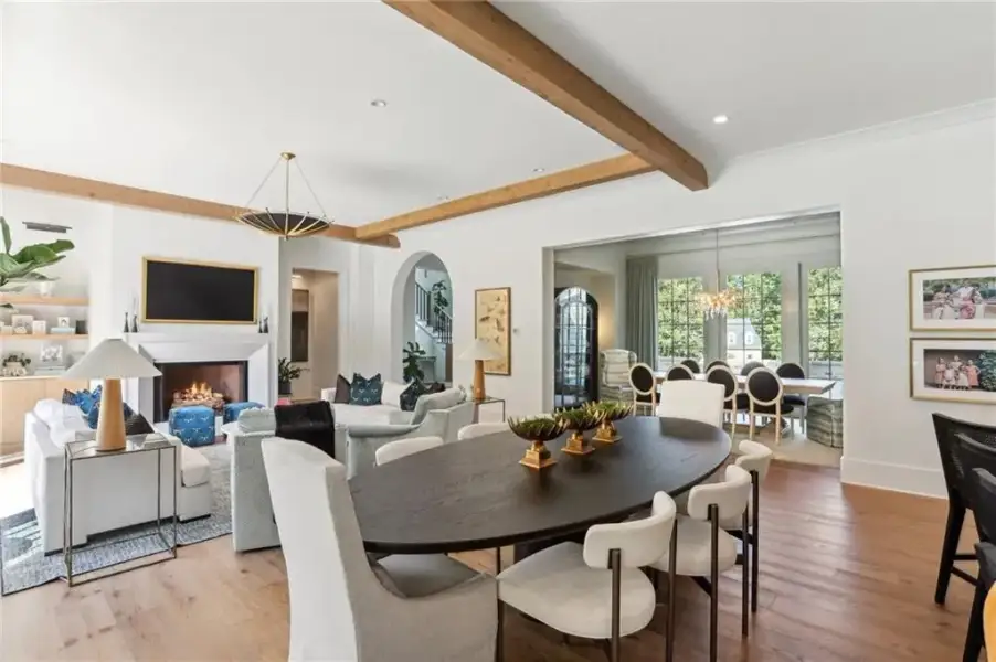 Furnished interior view inside a new home in , Atlanta (Image 10).
