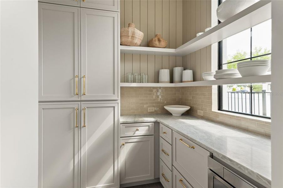 Furnished interior view inside a new home in , Orlando (Image 62).