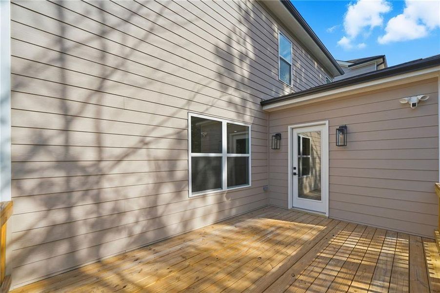 Exterior details and patio area of a home in , Canton (Image 30).