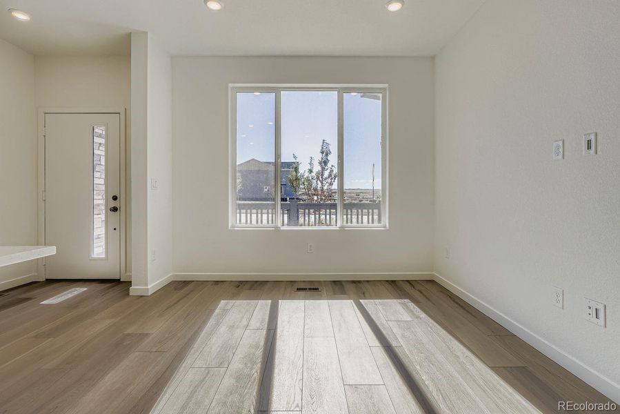 Spacious, unfurnished interior of a new home in Parterre: The Parkside Collection, Thornton (Image 10).