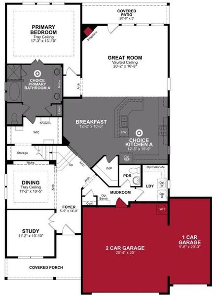 Beazer Homes Brookville Estates Blackburn floorplan Beazer Homes Brookville Estates Blackburn floorplan