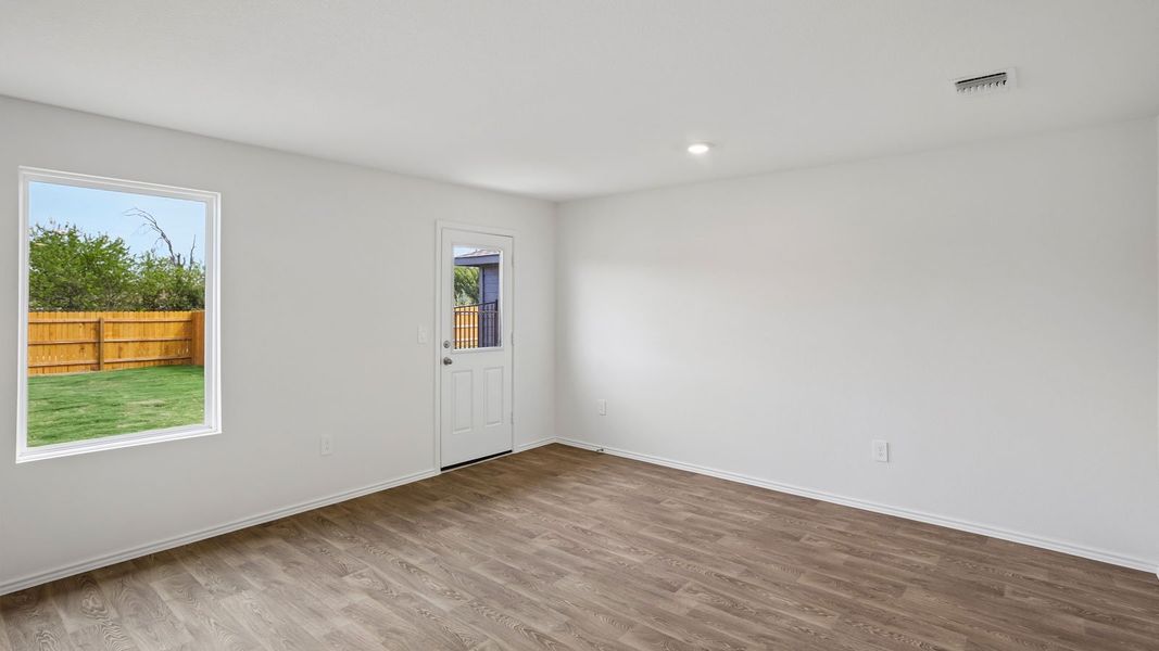 Spacious, unfurnished interior of a new home in Trails at Wildhorse, Austin (Image 13). Spacious, unfurnished interior of a new home in Trails at Wildhorse, Austin (Image 13).