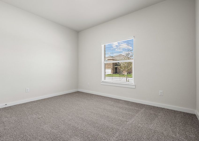 The secondary bedrooms are the perfect space for children's bedrooms and guest rooms.