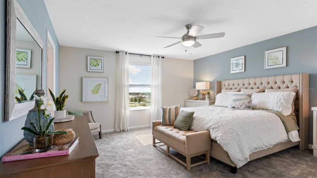 Furnished interior view inside a new home in Knightsbridge, Kissimmee (Image 10).