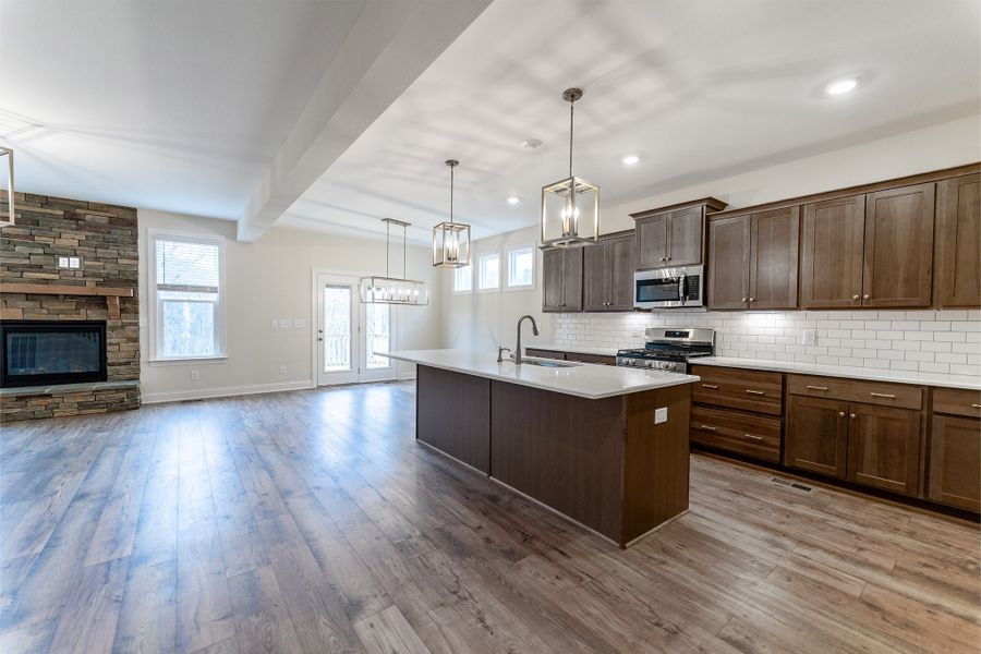 Furnished interior view inside a new home in The Retreat at Norman Farm, Hendersonville (Image 6). Furnished interior view inside a new home in The Retreat at Norman Farm, Hendersonville (Image 6).