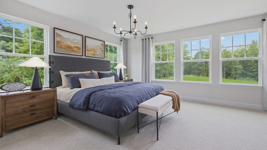 Furnished interior view inside a new home in Essex Townes, Franklinton (Image 18).