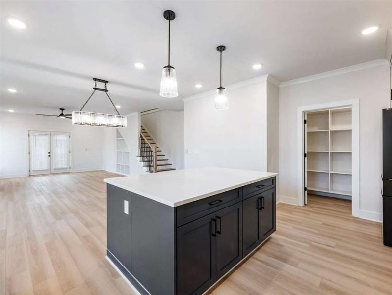 Furnished interior view inside a new home in , Buford (Image 13).