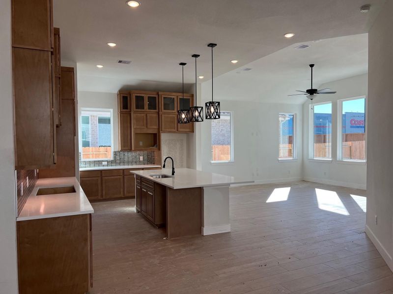 Furnished interior view inside a new home in Wood Leaf Reserve, Tomball (Image 20).