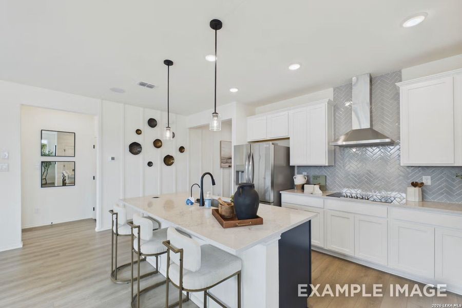 Furnished interior view inside a new home in Morgan Meadows, San Antonio (Image 21).