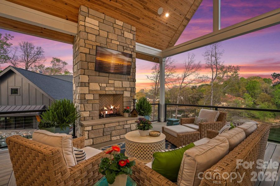 Exterior details and patio area of a home in , Clover (Image 23).