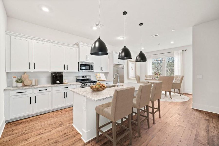 Furnished interior view inside a new home in , Ellijay (Image 4).