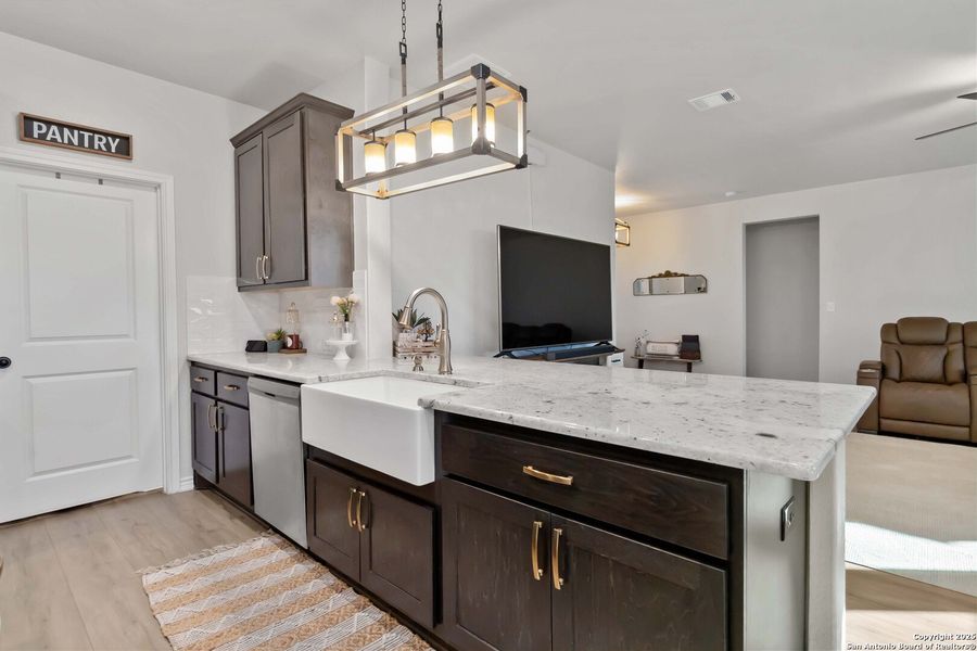 Furnished interior view inside a new home in , Devine (Image 3). Furnished interior view inside a new home in , Devine (Image 3).