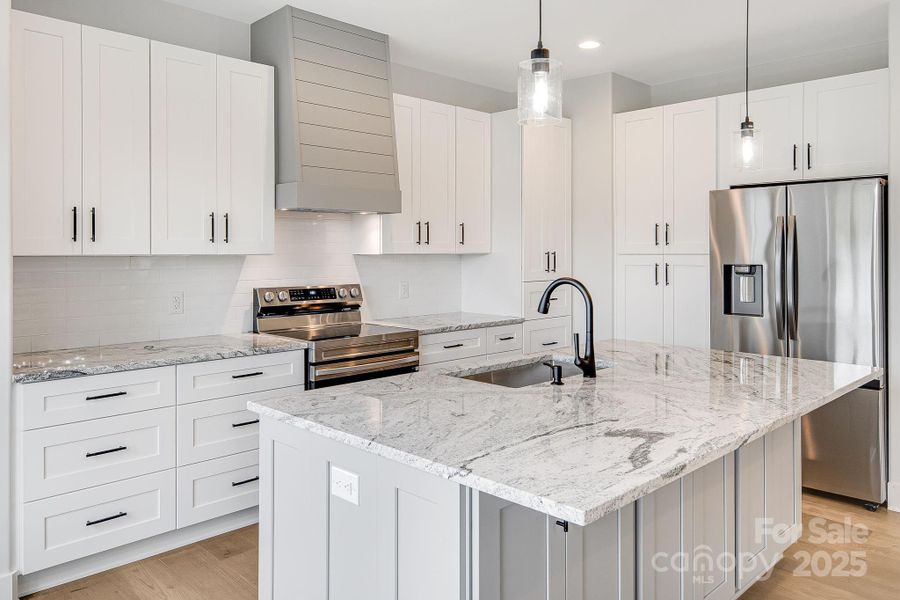 Furnished interior view inside a new home in , Hendersonville (Image 7).