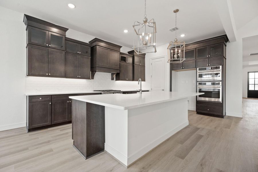 Furnished interior view inside a new home in Westland Ranch - 70' Homesites, League City (Image 10).