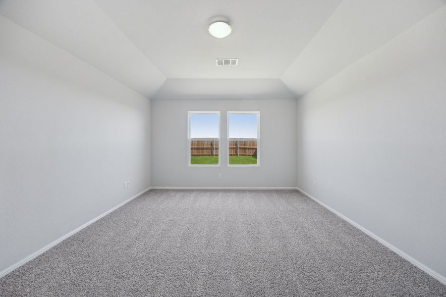 Representative unfurnished interior of a home built from the Isla II by Megatel Homes in Venetian, Celina (Image 8).