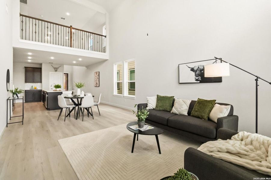 Furnished interior view inside a new home in Hickory Ridge, Elmendorf (Image 19).