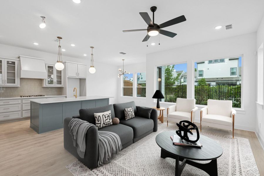 Virtually staged to give you the visual you need to see furniture placement and how the home can live.