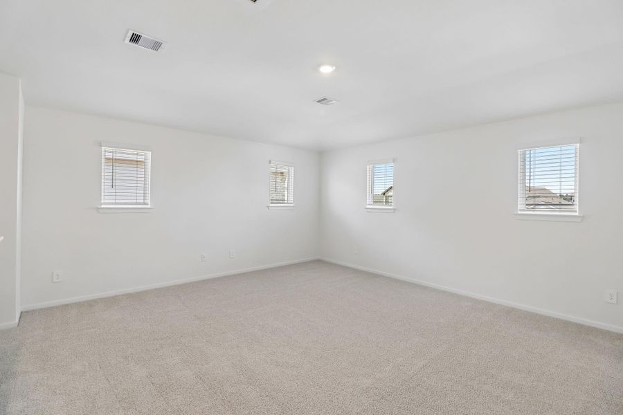 Spacious, unfurnished interior of a new home in Riviera Pines - Premier Series, Huffman (Image 28). Spacious, unfurnished interior of a new home in Riviera Pines - Premier Series, Huffman (Image 28).