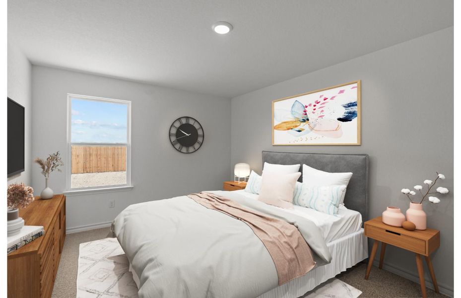 Representative furnished interior of a home built from the Findley by Centex in Vista Real, Converse (Image 3).