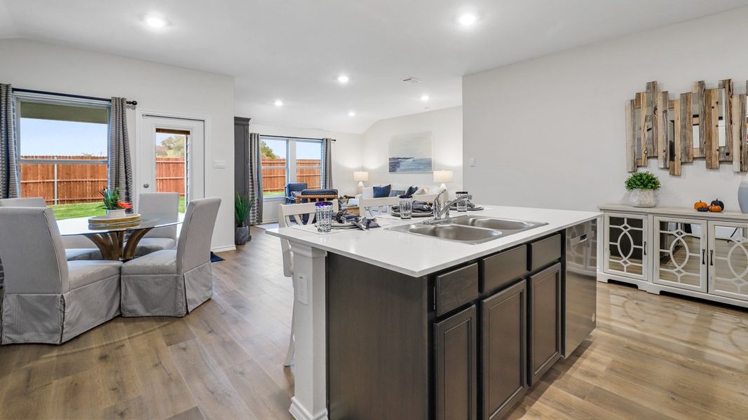 Furnished interior view inside a new home in Stonewyck Farms, Ennis (Image 14). Furnished interior view inside a new home in Stonewyck Farms, Ennis (Image 14).