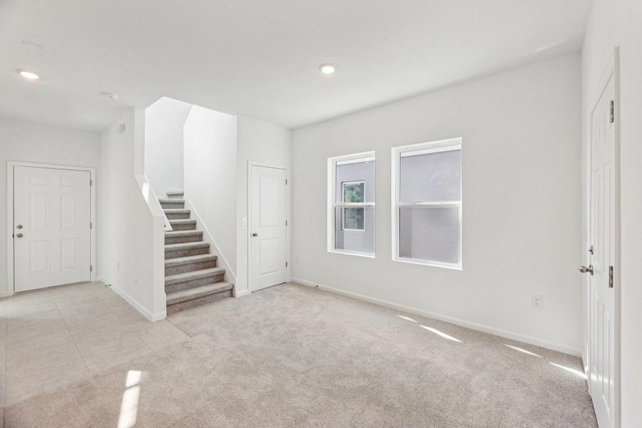 Representative unfurnished interior of a home built from the Lyon by Starlight Homes in Brookewater at Crossprairie, St. Cloud (Image 17).