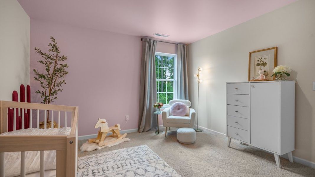 Furnished interior view inside a new home in The Preserve at Kinsley, Jamestown (Image 16).