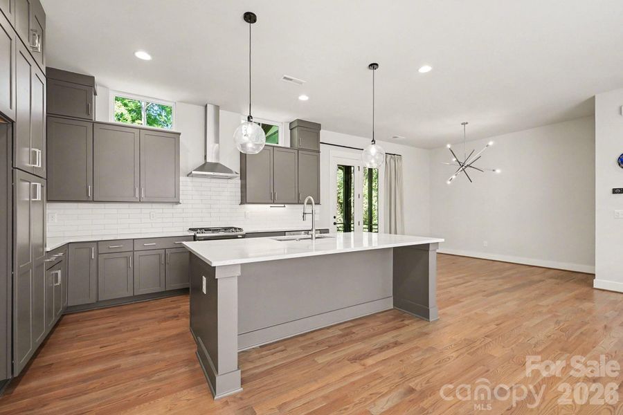 Furnished interior view inside a new home in , Charlotte (Image 11).