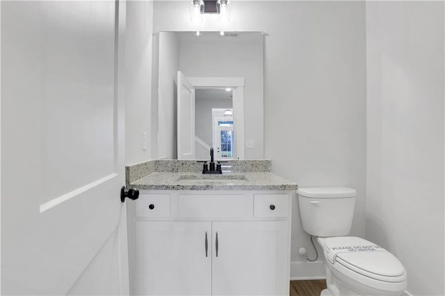 Furnished interior view inside a new home in , Dawsonville (Image 12).