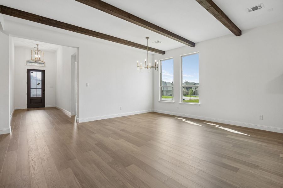 Spacious, unfurnished interior of a new home in Country Lakes, Denton (Image 14). Spacious, unfurnished interior of a new home in Country Lakes, Denton (Image 14).
