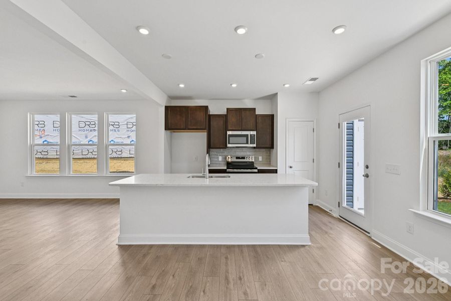 Furnished interior view inside a new home in Bell Glen, Charlotte (Image 9). Furnished interior view inside a new home in Bell Glen, Charlotte (Image 9).