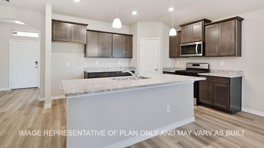Furnished interior view inside a new home in Southern Pointe, College Station (Image 3). Furnished interior view inside a new home in Southern Pointe, College Station (Image 3).