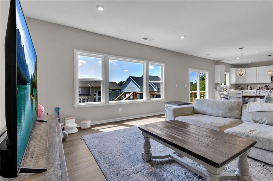 Furnished interior view inside a new home in Twin Lakes, Hoschton (Image 13).