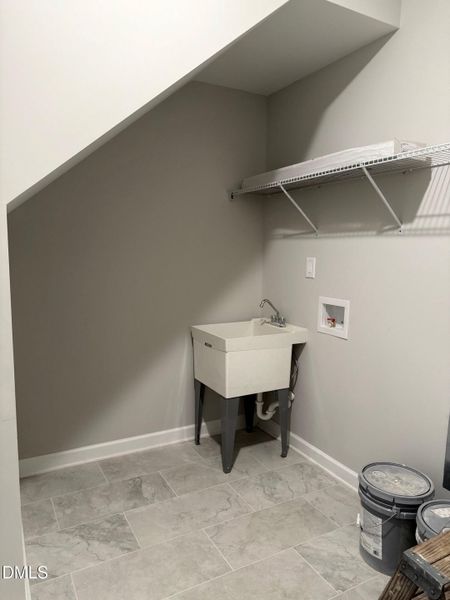 Laundry Room w Utility Sink.