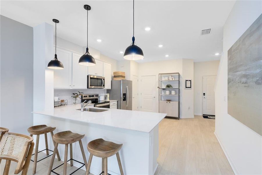 Furnished interior view inside a new home in Harbor Square, Palm Bay (Image 8).