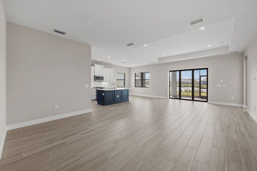 Representative unfurnished interior of a home built from the Eventide 4 by Neal Communities in SkySail, Naples (Image 10).