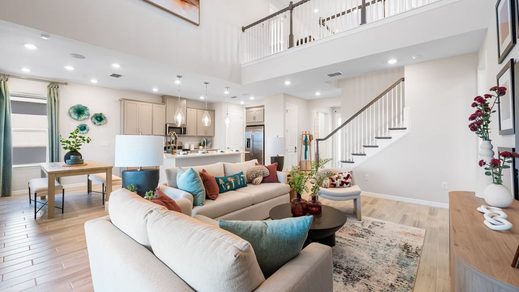 Representative furnished interior of a home built from the Bahama by Taylor Morrison in Firethorn, Parrish (Image 7).